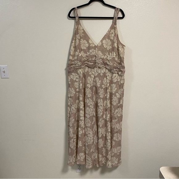 Lane Bryant Sleeveless MIDI Floral print Dress Size 26 - Picture 9 of 12
